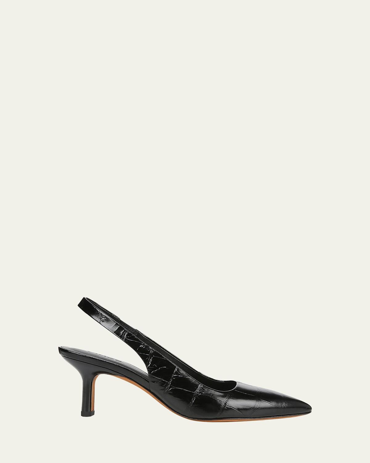 Patrice Croco Slingback Pumps Product Image