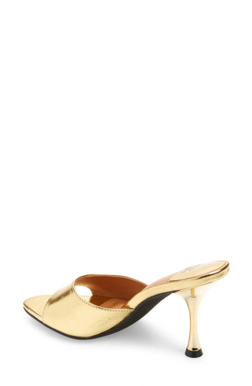 Agent Slide Sandal In Gold Metallic Product Image