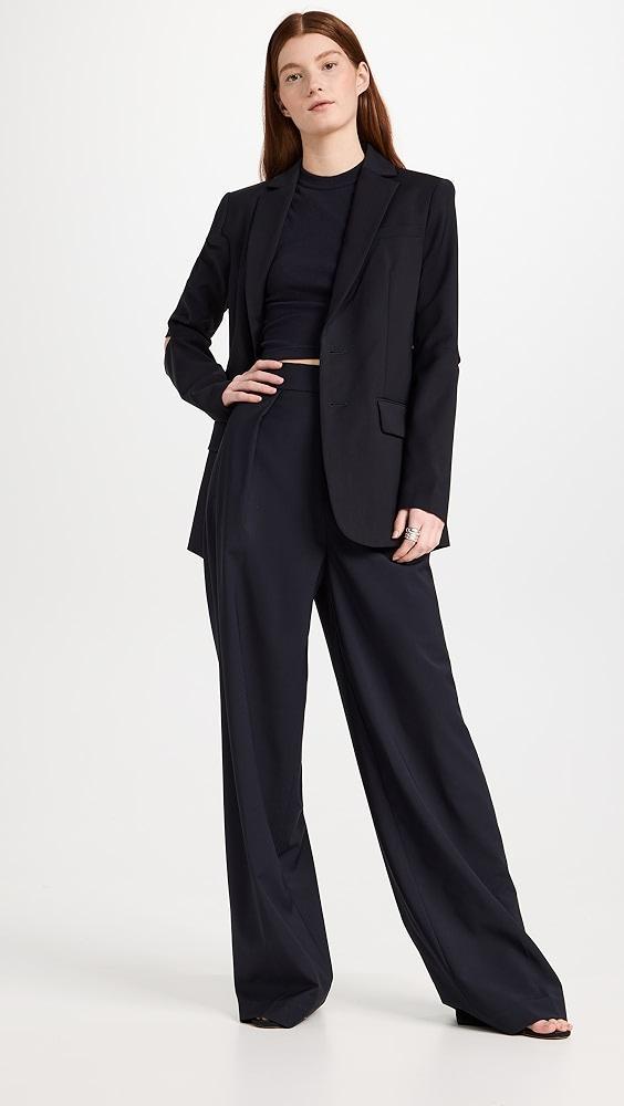 Tibi Tropical Wool Cutout Sleeve Marlon Blazer | Shopbop Product Image