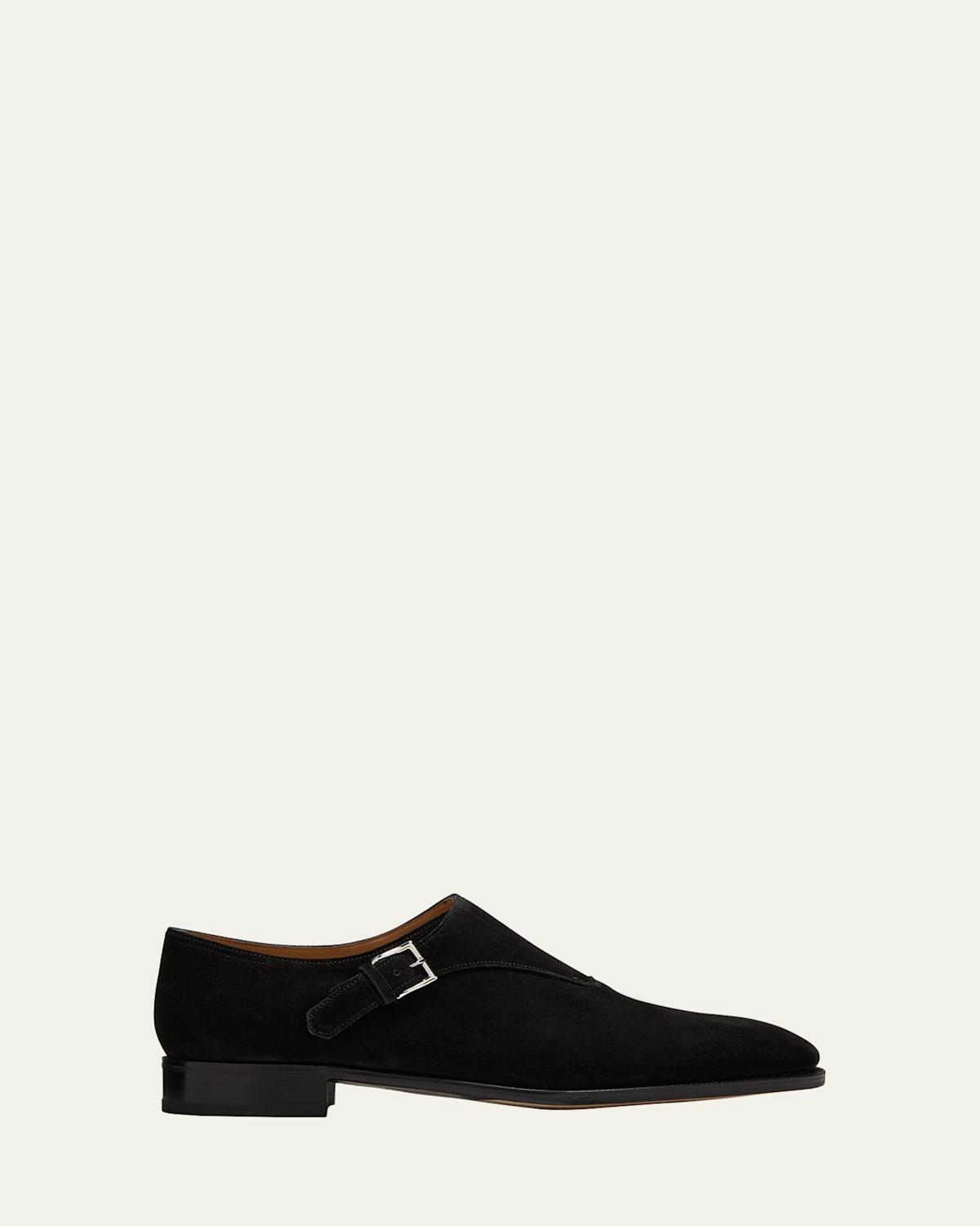 Mens Jermyn II Suede Single-Monk Strap Loafers Product Image