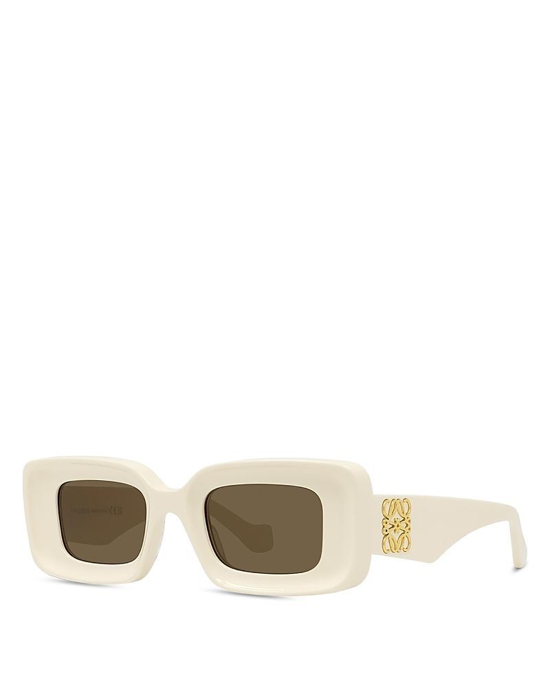 Loewe Chunky Anagram 46mm Rectangular Sunglasses Product Image