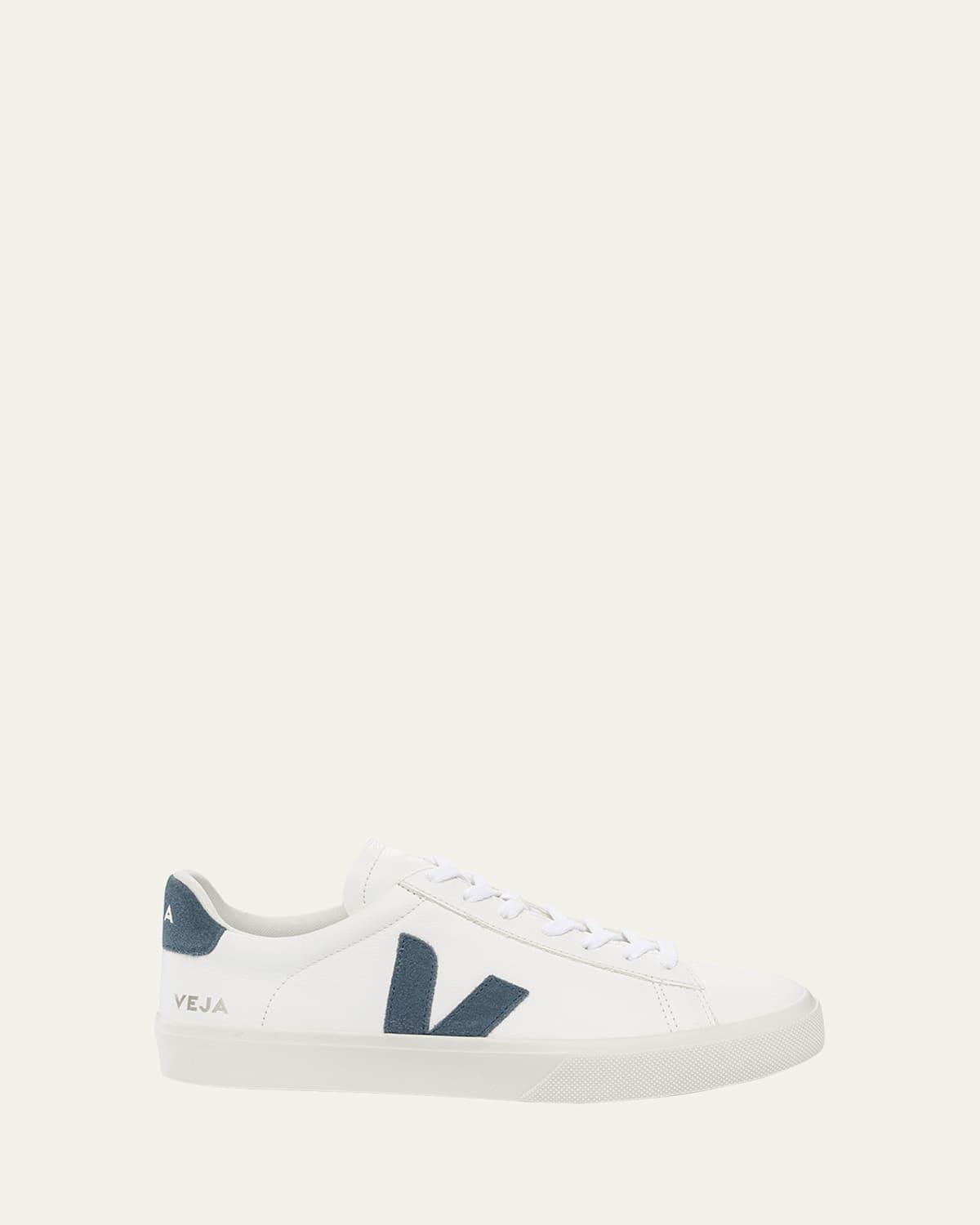 Veja Campo Sneaker in Extra White & Black - White. Size 46 (also in 39, 40, 41, 42, 43, 44, 45). Product Image