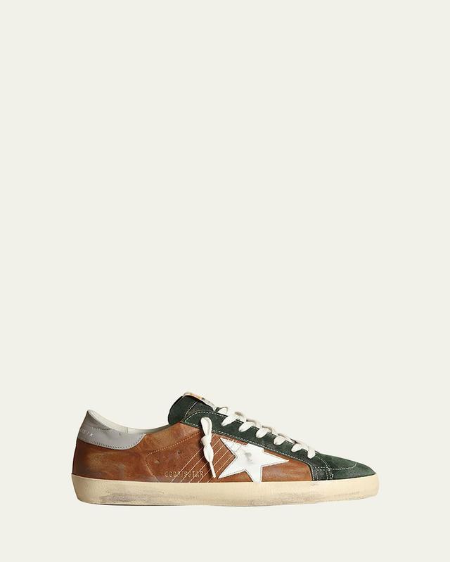 Mens Super-Star Leather Low-Top Sneakers Product Image