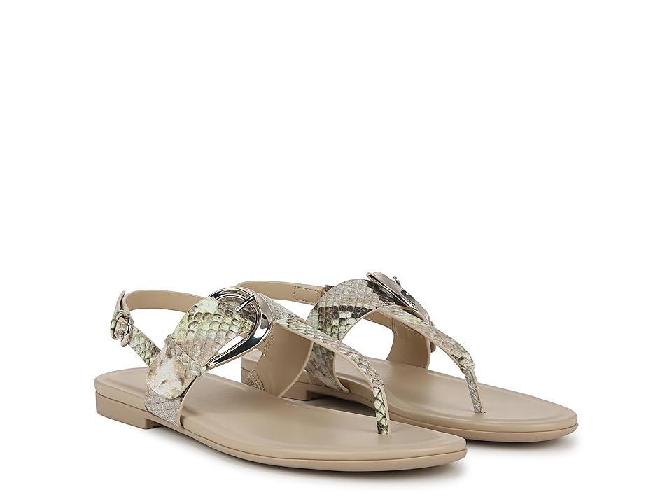 Naturalizer Taylor Slingbacks (Lime Faux Snake Leather) Women's Sandals Product Image