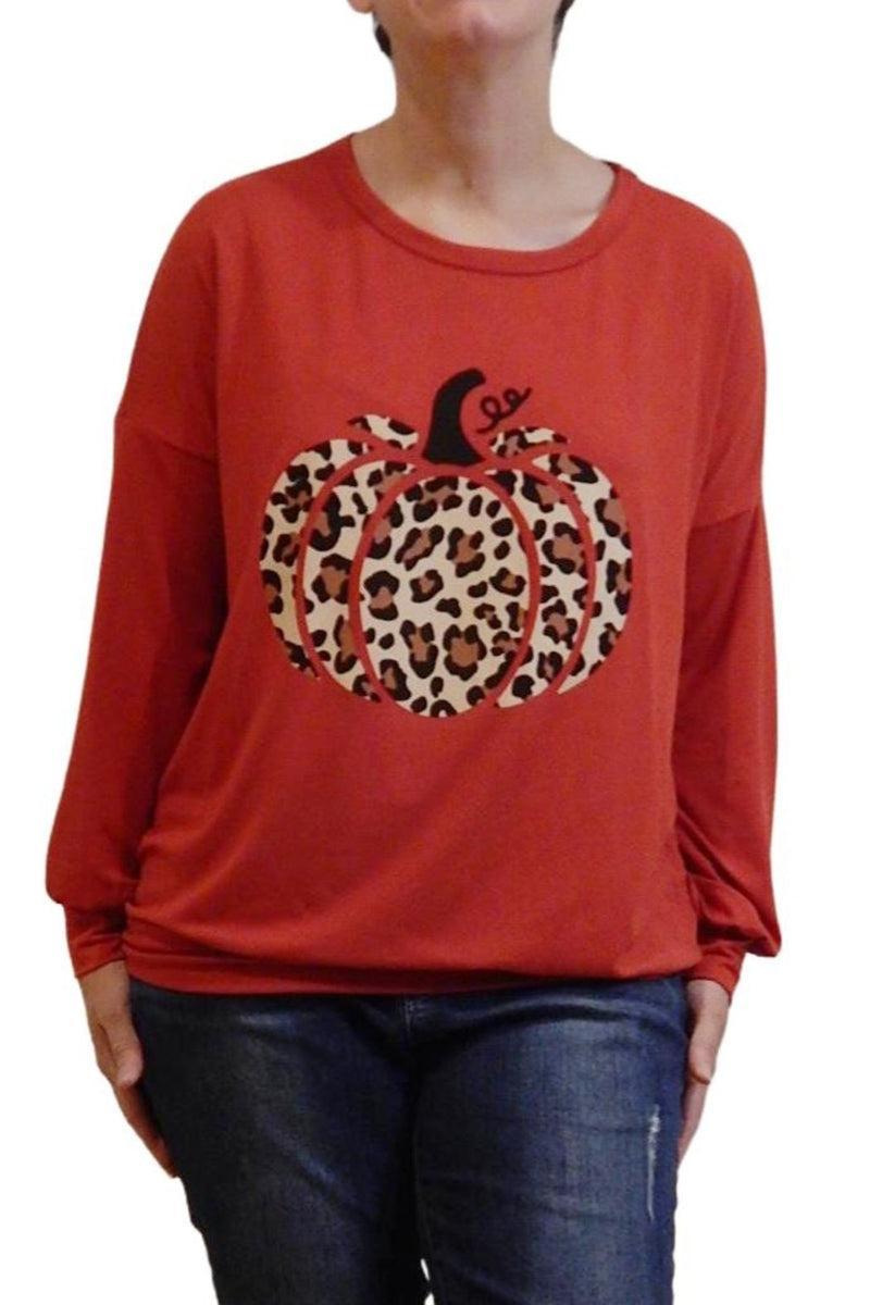 Leopard Pumpkin Top Product Image