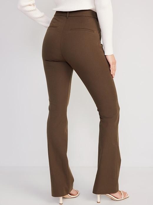 High-Waisted Pixie Flare Pants Product Image