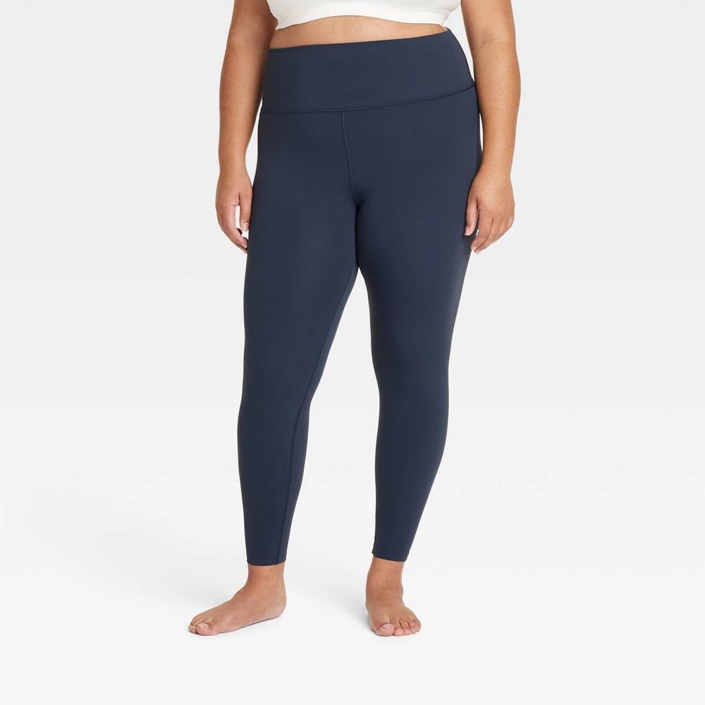 Womens Everyday Soft Ultra High-Rise 7/8 Leggings - All In Motion Navy Blue 4X product image