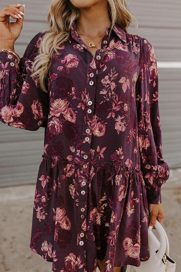 Napa Nights Floral Mini Dress Product Image