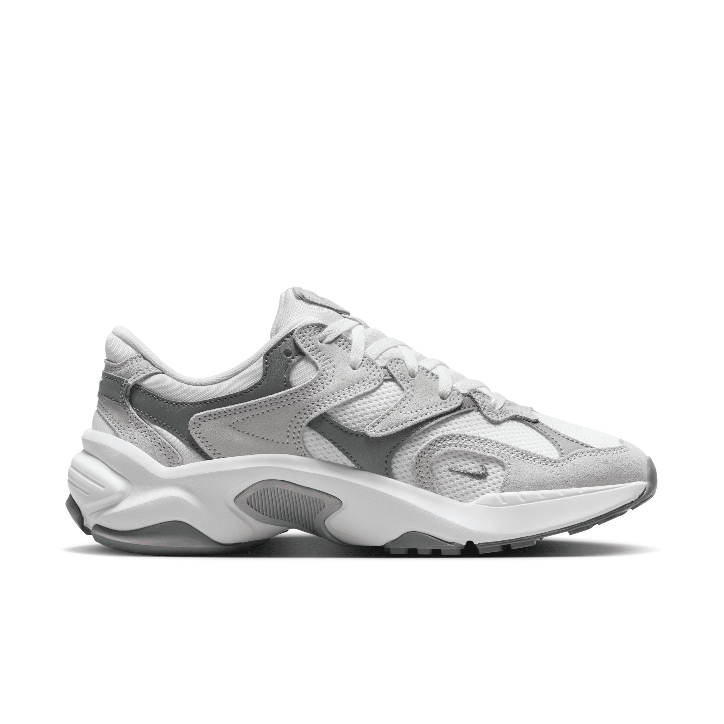 Nike Womens AL8 - Shoes White/Metallic Silver/Smoke Grey Product Image