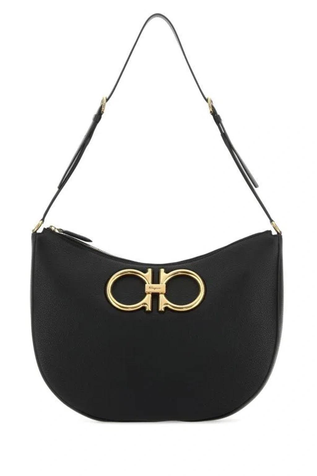 Maxi G Hobo Shoulder Bag In Black Product Image