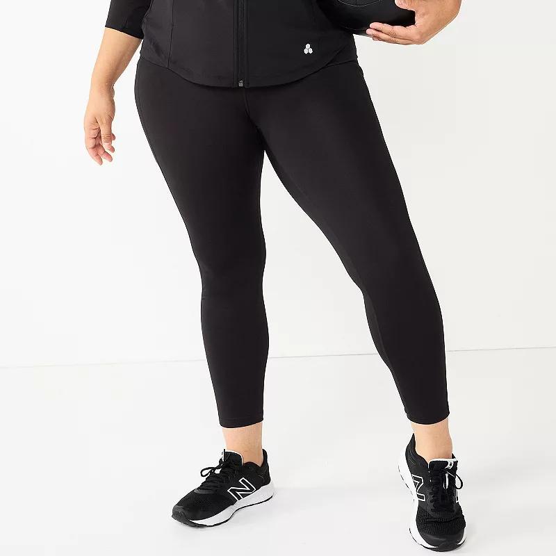 Womens Tek Gear Ultrastretch High-Waisted Side Pocket 7/8 Leggings product image