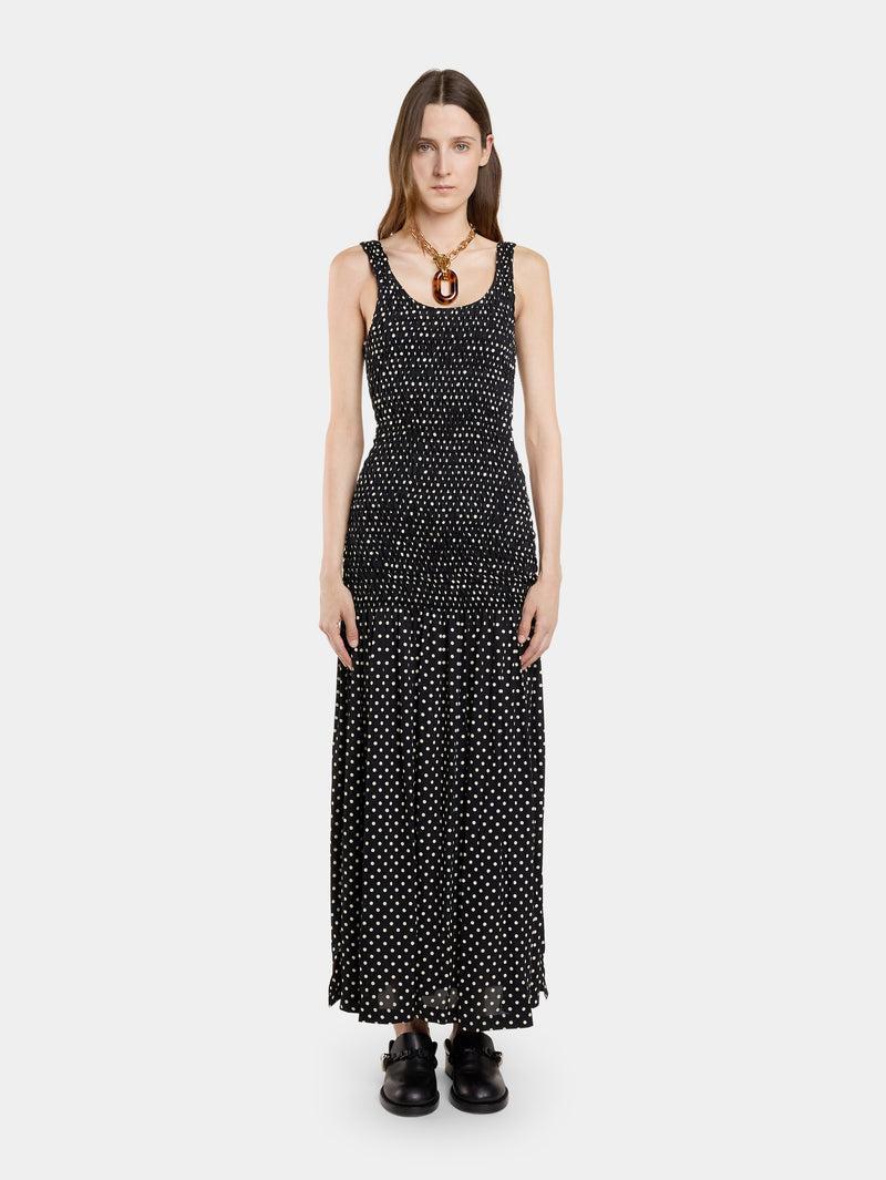 LONG CREPE DRESS Product Image