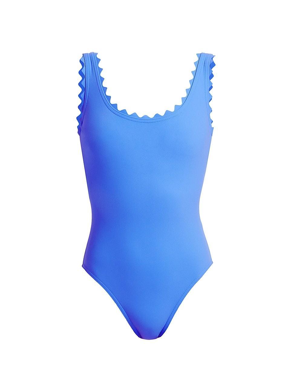 Womens Ines Scallop-Neck One-Piece Swimsuit Product Image