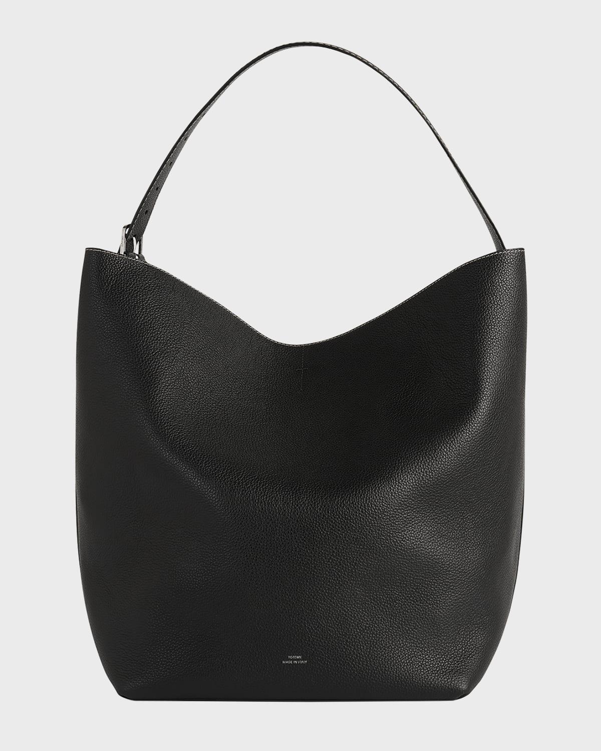 Belted Leather Tote Bag Product Image