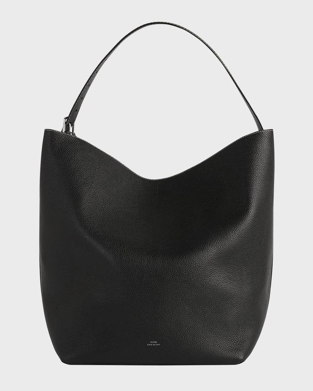 Belted Leather Tote Bag Product Image