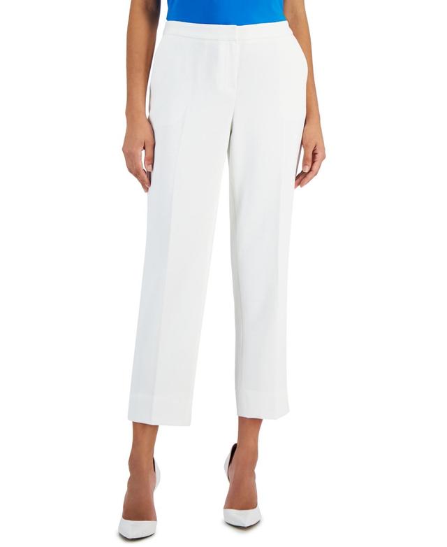 Women's Mid-Rise Straight-Leg Ankle Pants Product Image