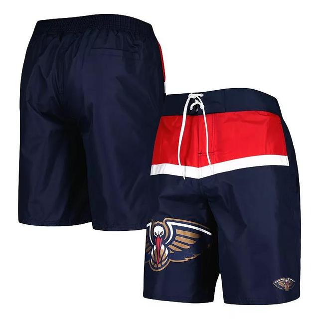 Mens G-III Sports by Carl Banks New Orleans Pelicans Sea Wind Swim Trunks Blue Product Image