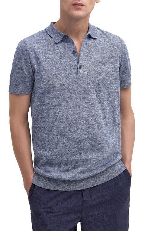 Mens Buston Cotton & Linen-Blend Polo Shirt Product Image