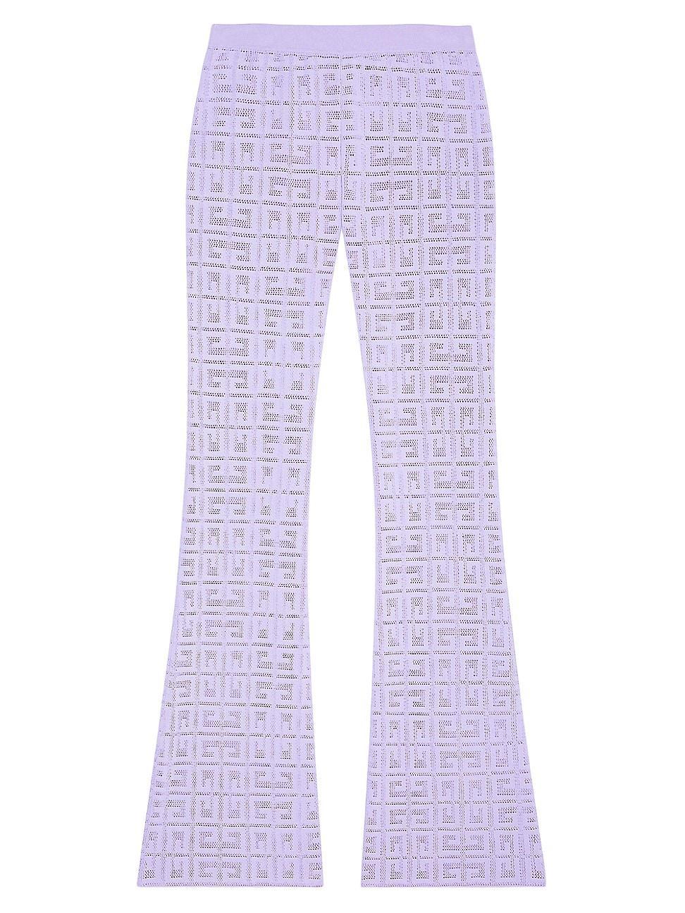 Womens Flare Pants In 4G Jacquard Product Image