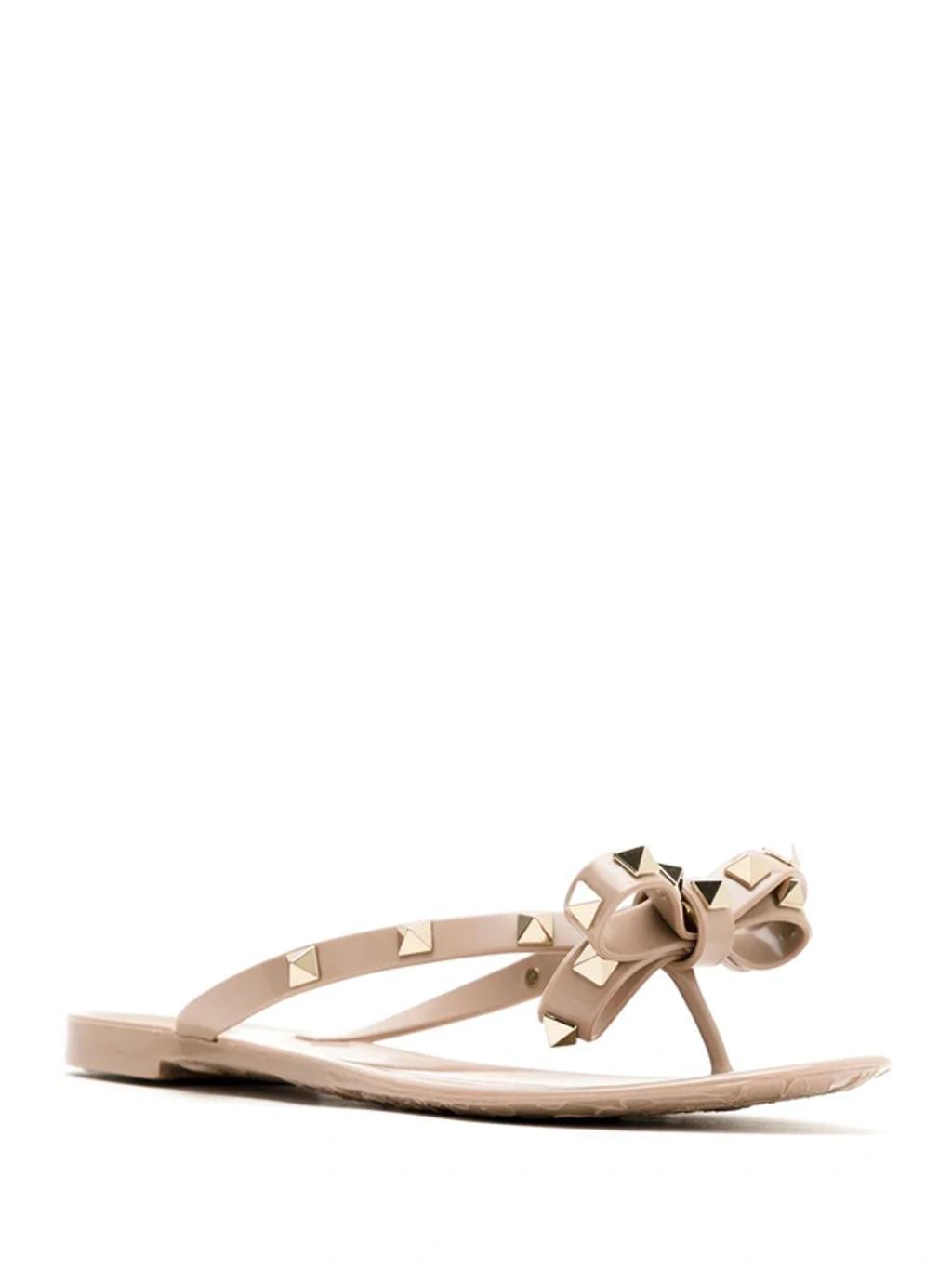 Rockstud Jelly Thong In Poudre Product Image