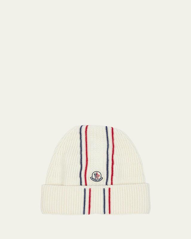 Mens Ribbed Beanie with Tipping Product Image