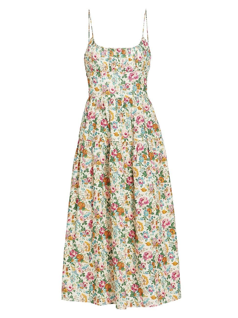 Womens Benoit Liberty-Print Dress product image