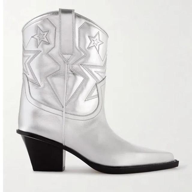 PARIS TEXAS Gray Leather Boot Product Image