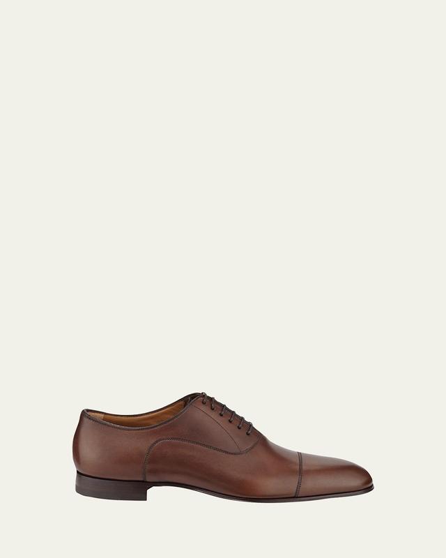 Greggo Patina Calf Leather Red Sole Oxford Product Image