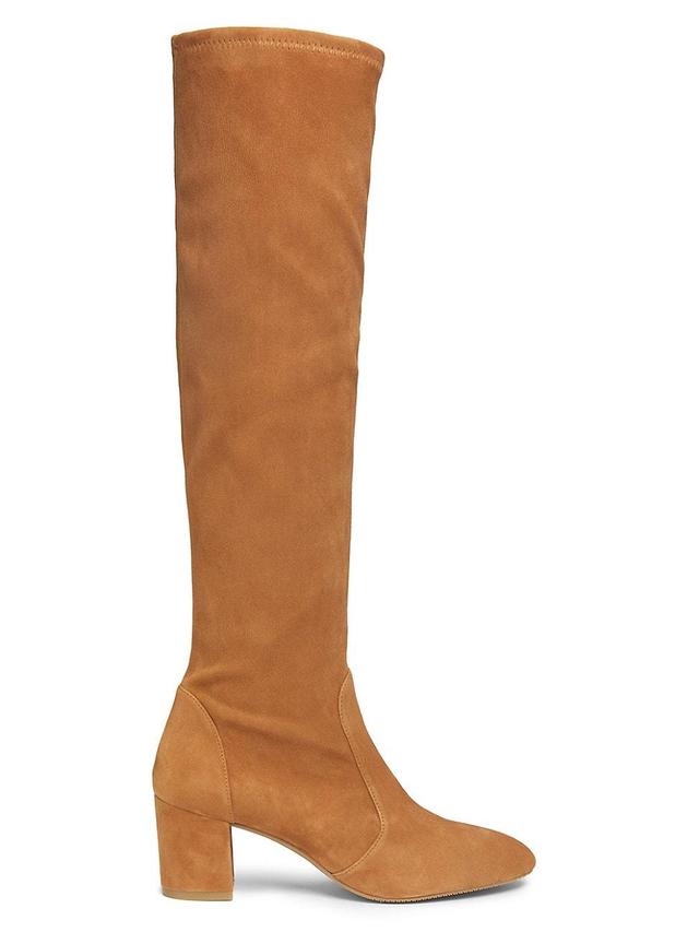 Womens Yuliana 60MM Suede Slouch Boots Product Image