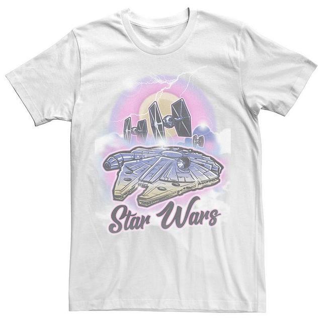 Mens Star Wars Millennium Falcon Airbrush Graphic Tee Product Image