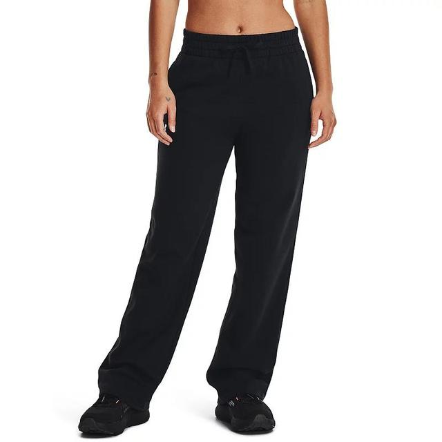 Womens Under Armour Rival Fleece Straight Leg Pants Product Image