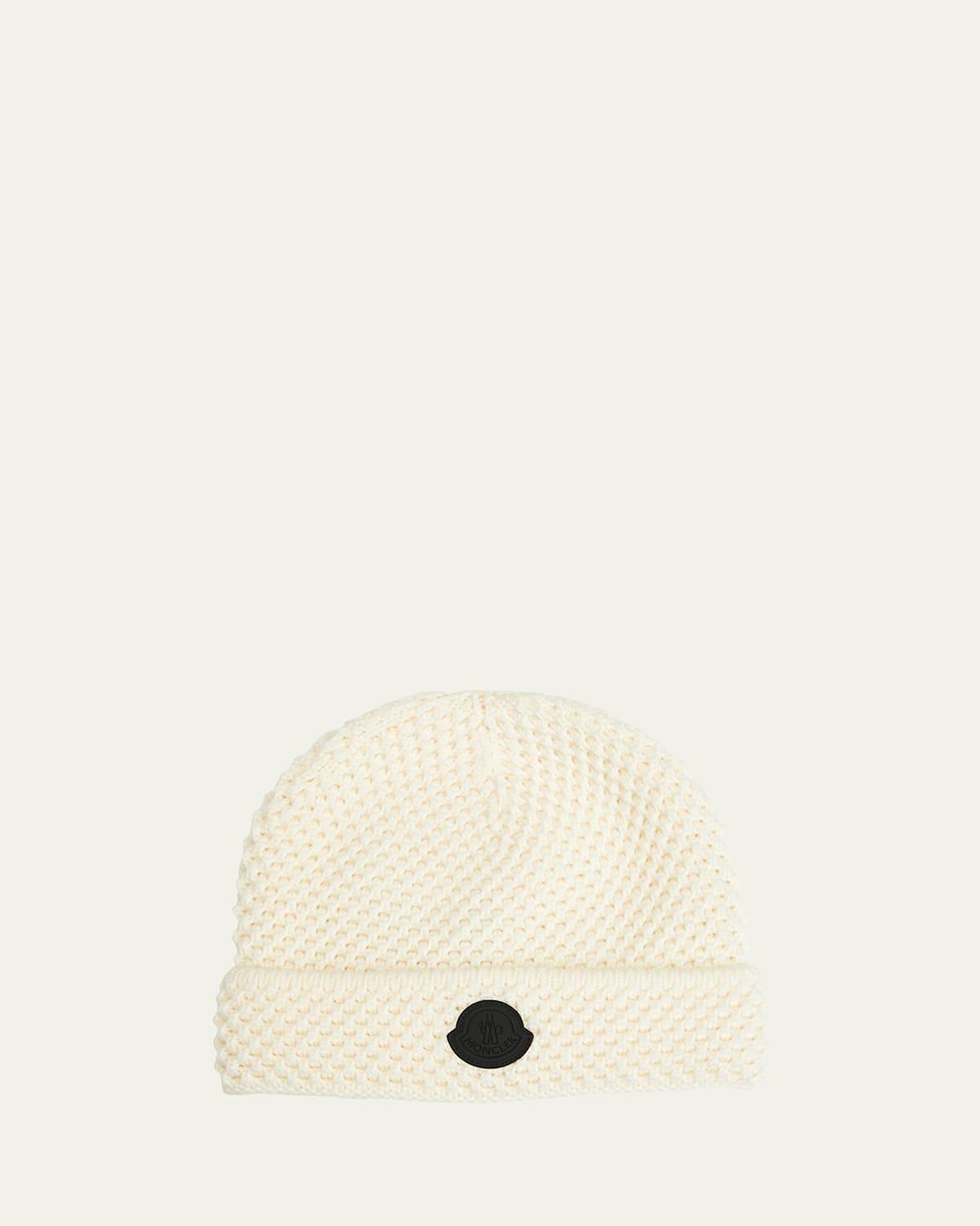 Mens Logo Wool Beanie Hat Product Image