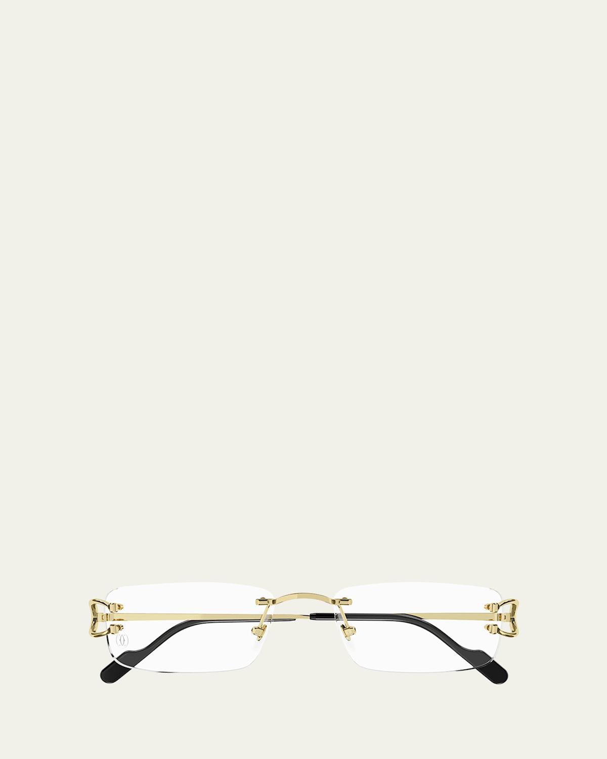 Men's Rimless Metal Optical Glasses Product Image