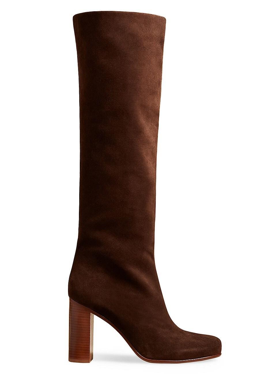 Womens Willow 90MM Suede Knee-High Boots product image