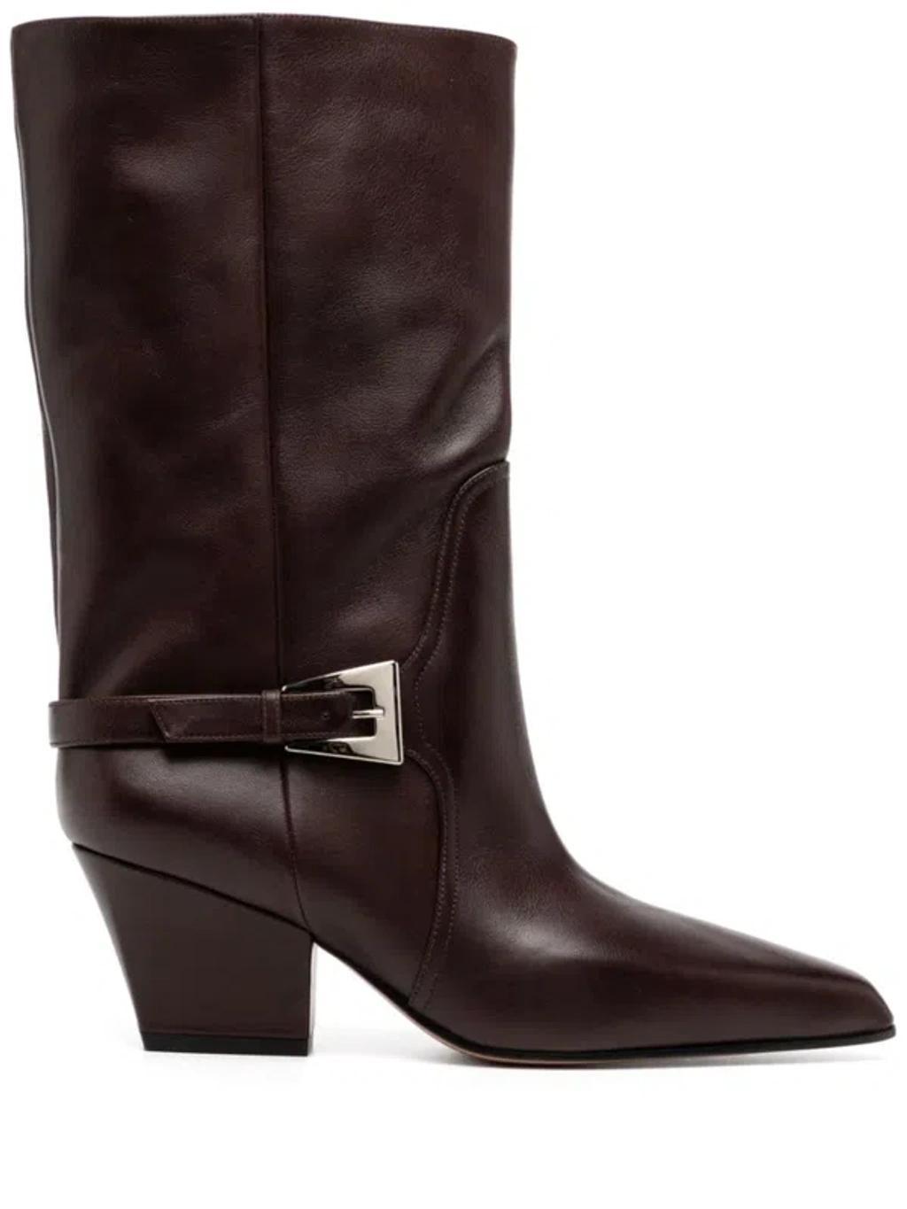 Jane Buckle Midcalf Western Boot Product Image