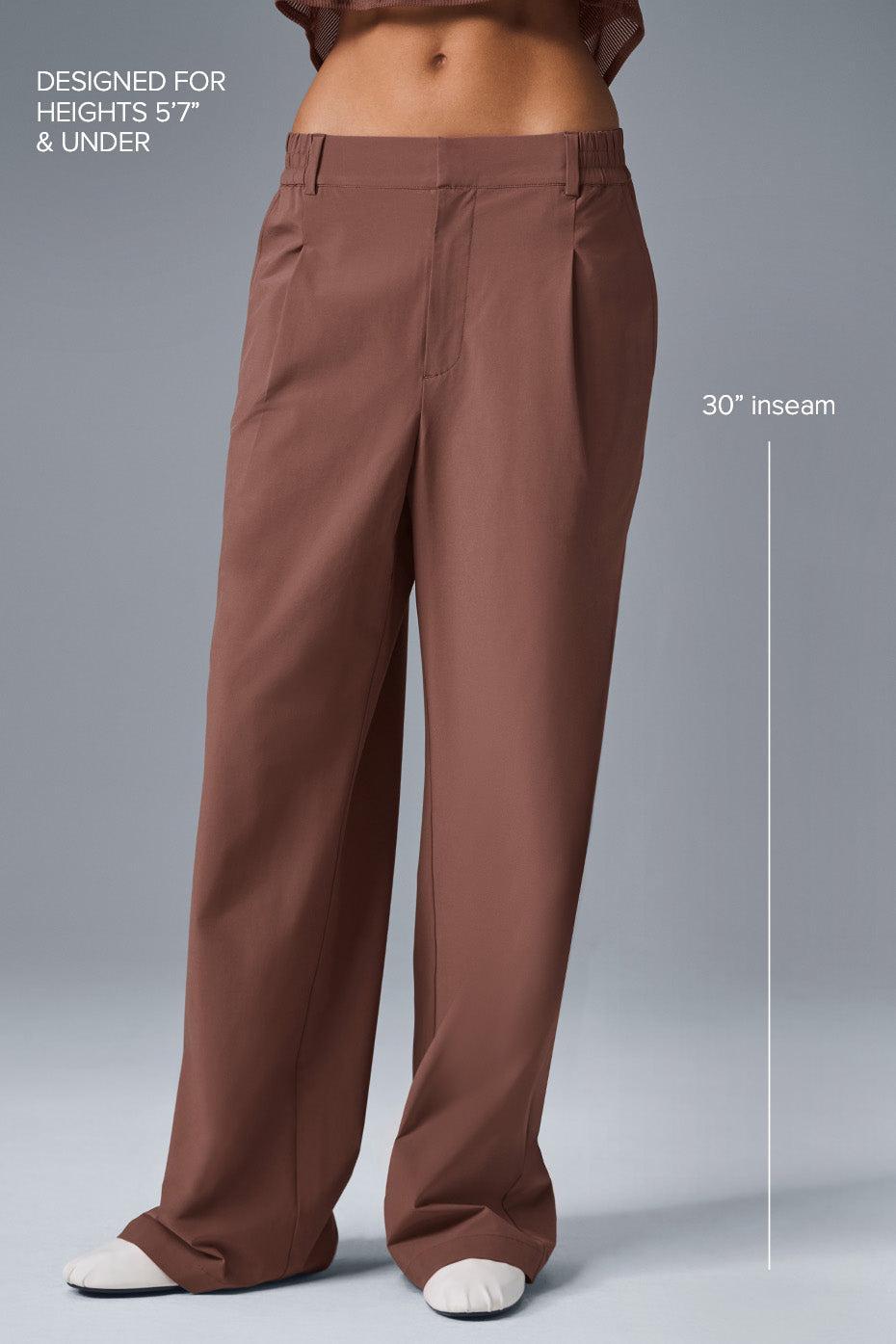 High-Waist Pursuit Trouser (Regular) - Chestnut Product Image