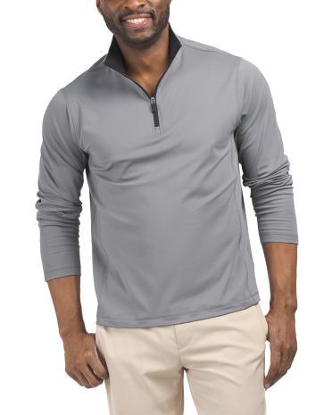 Quarter Zip Golf Pullover For Men Product Image