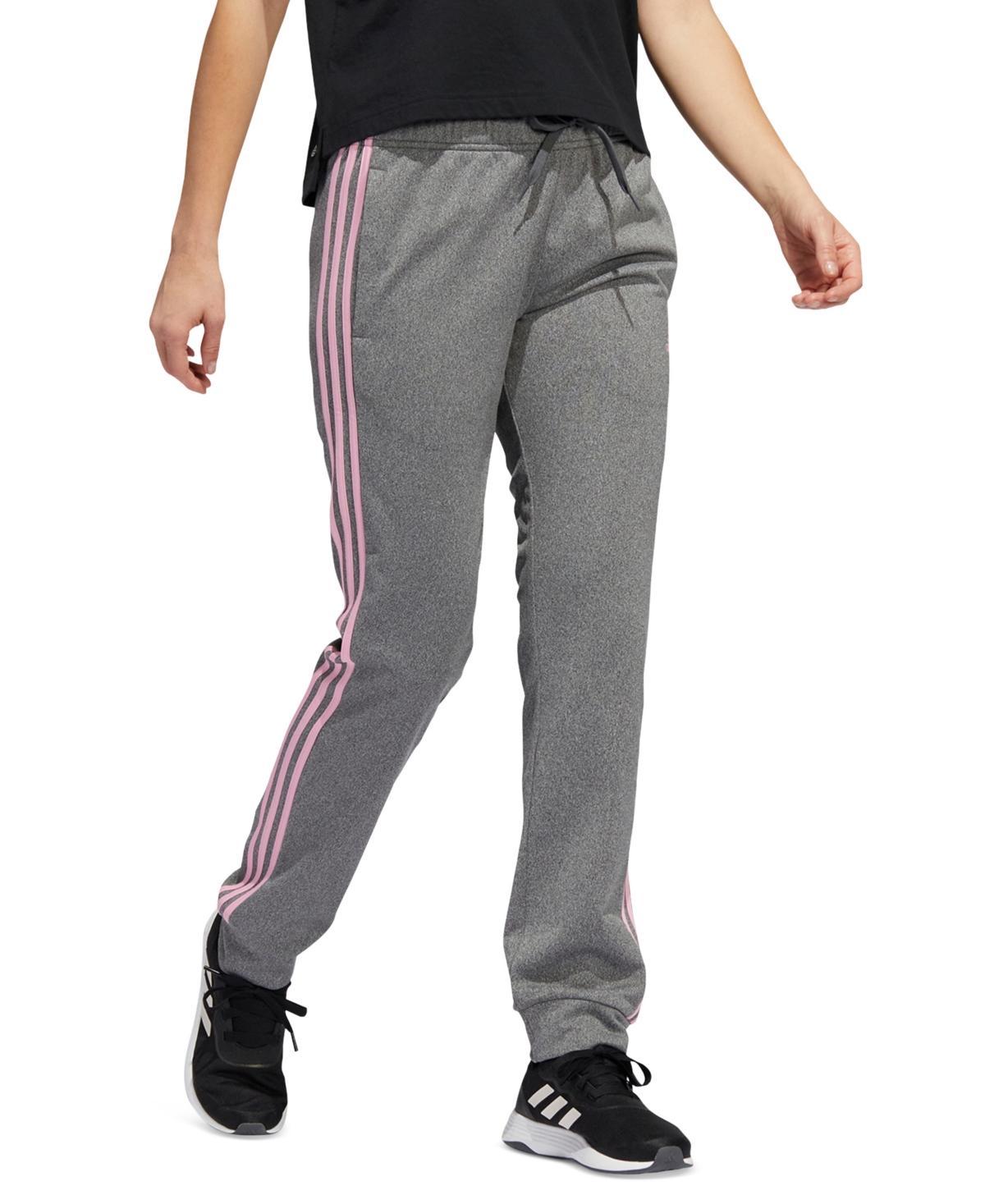 adidas Womens Plus Mid Rise Cuffed Track Pant, 1x Product Image