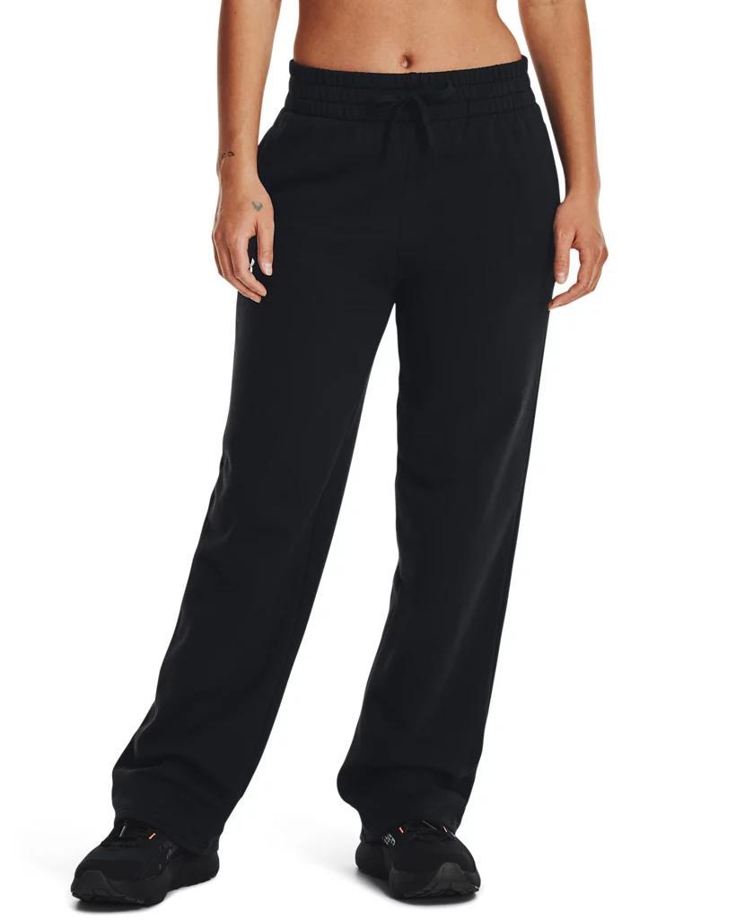 Women's UA Rival Fleece Straight Leg Pants Product Image