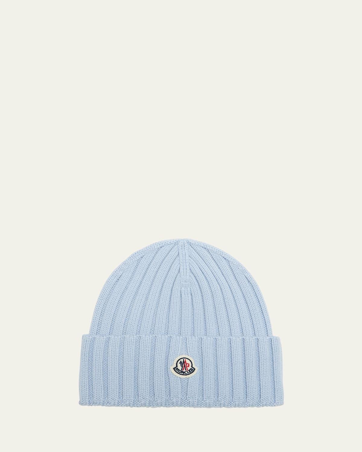 Ribbed Wool Beanie w/ Logo Product Image