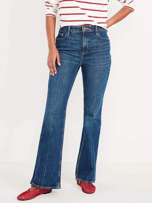 Extra High-Waisted Flare Jeans Product Image