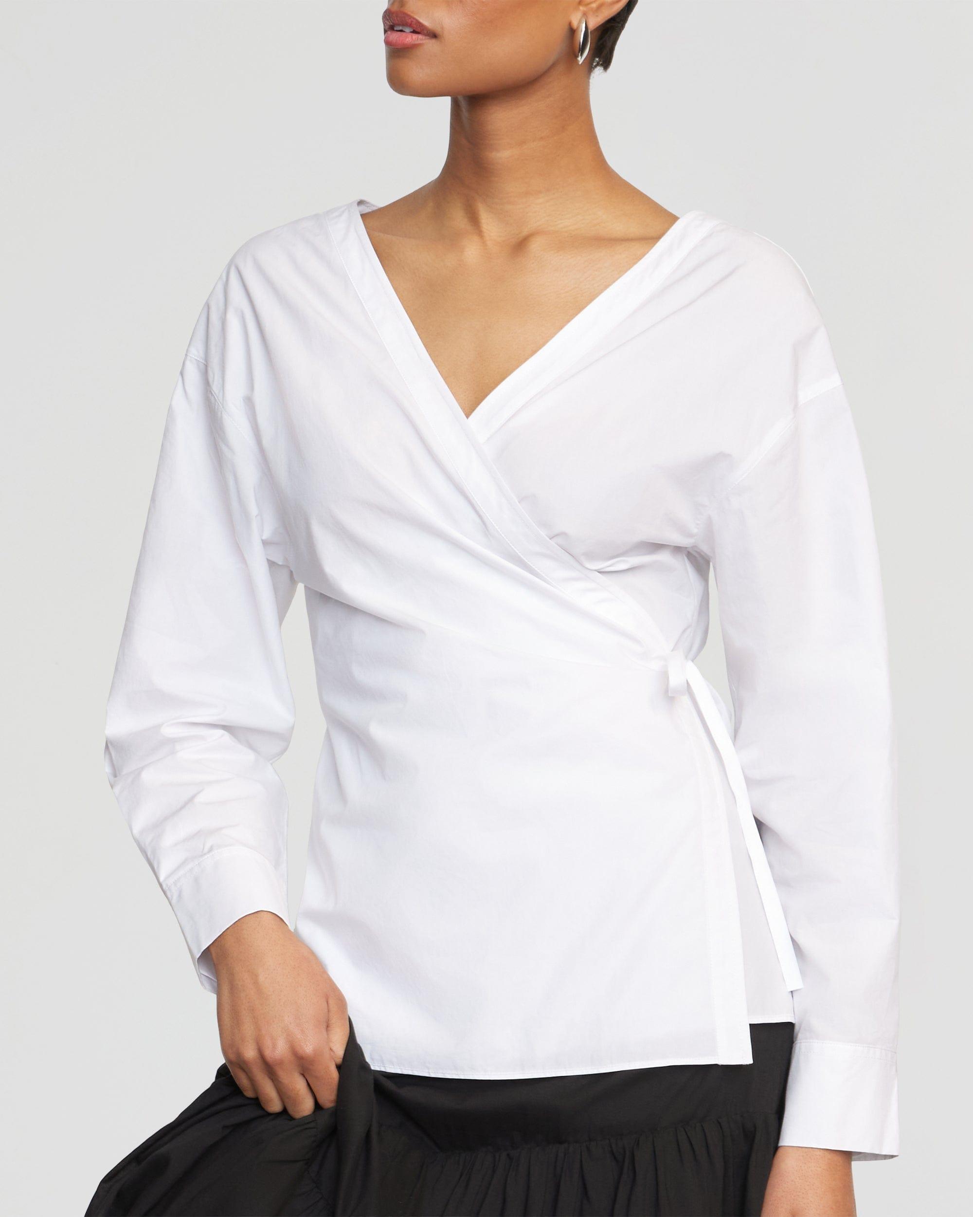 Noomi V-Neck Wrap Top Product Image