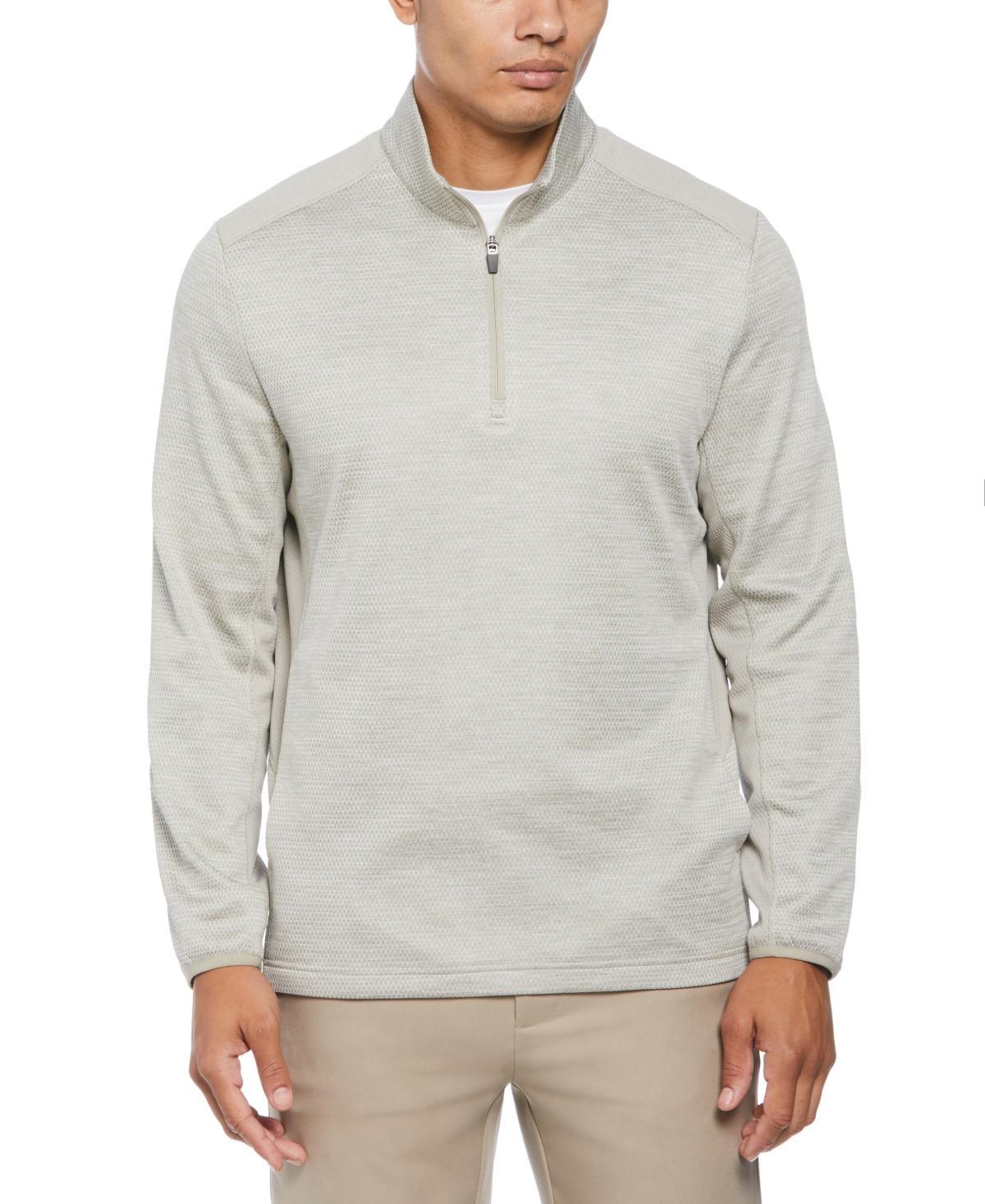 Pga Tour Mens Two-Tone Space-Dyed Quarter-Zip Golf Pullover Product Image