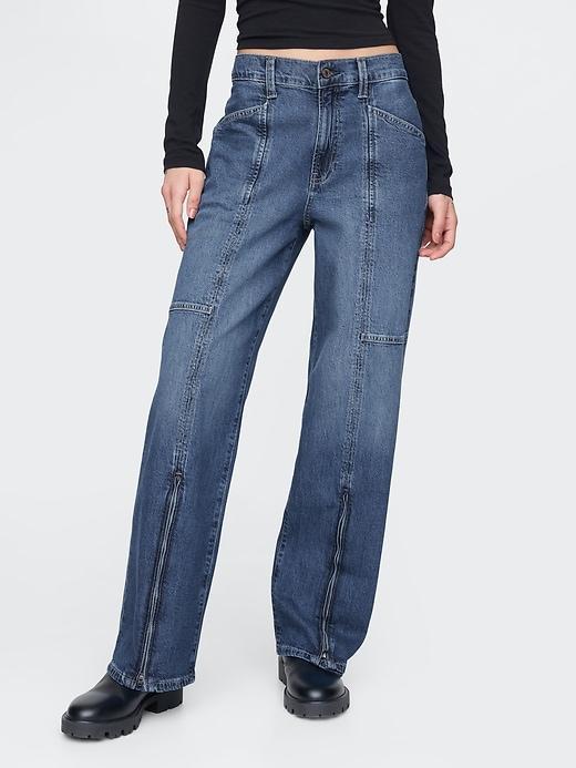 Mid Rise &#39;90s Loose Jeans Product Image