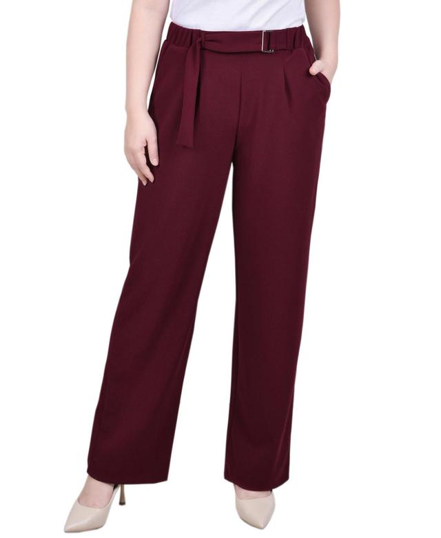 Women's Belted Scuba Crepe Pants Product Image