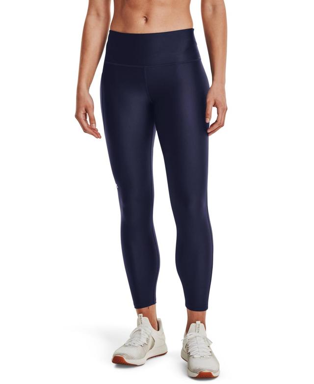 Under Armour Womens HeatGear High-Rise Full Length Leggings - Black / Product Image