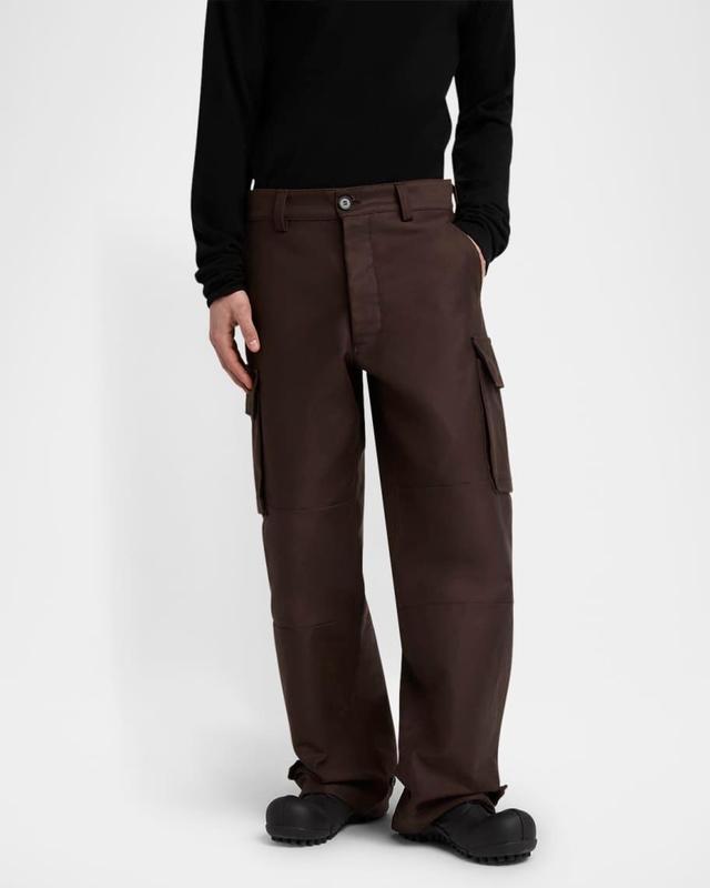 Men's Compact Cotton Moleskin Cargo Pants Product Image