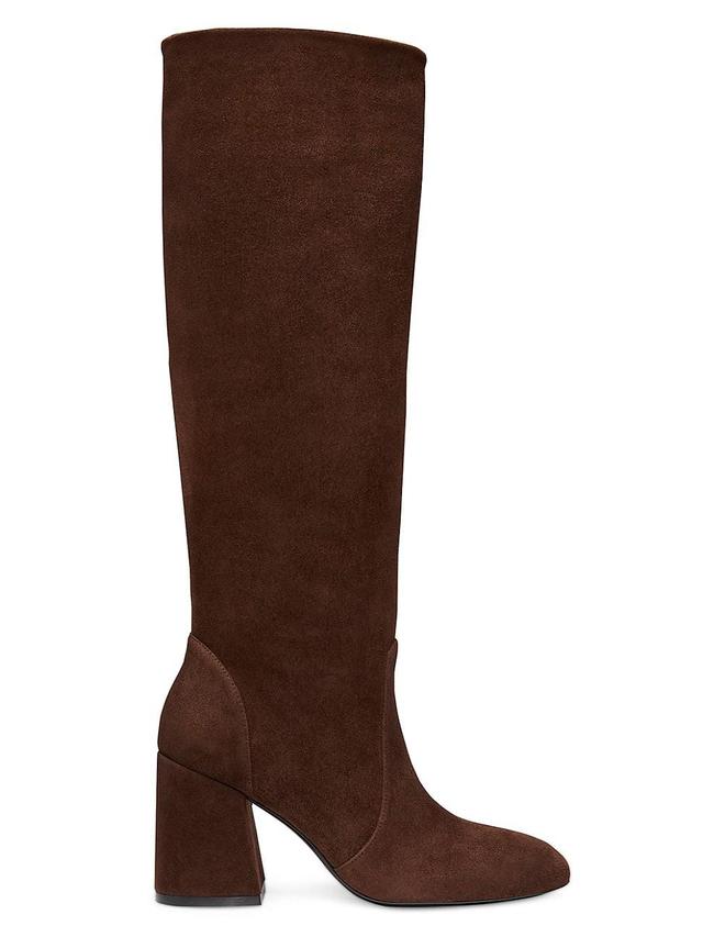 Schutz Maryana Block Boots Dark Chocolate 11 Product Image