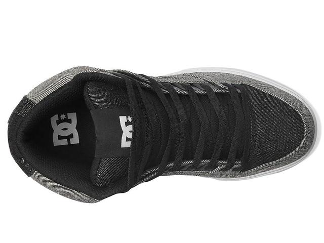 DC Pure High-Top WC TX SE Denim) Men's Skate Shoes Product Image