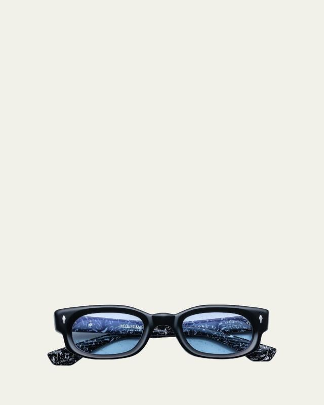 Mens Whiskeyclone Acetate Rectangle Sunglasses Product Image